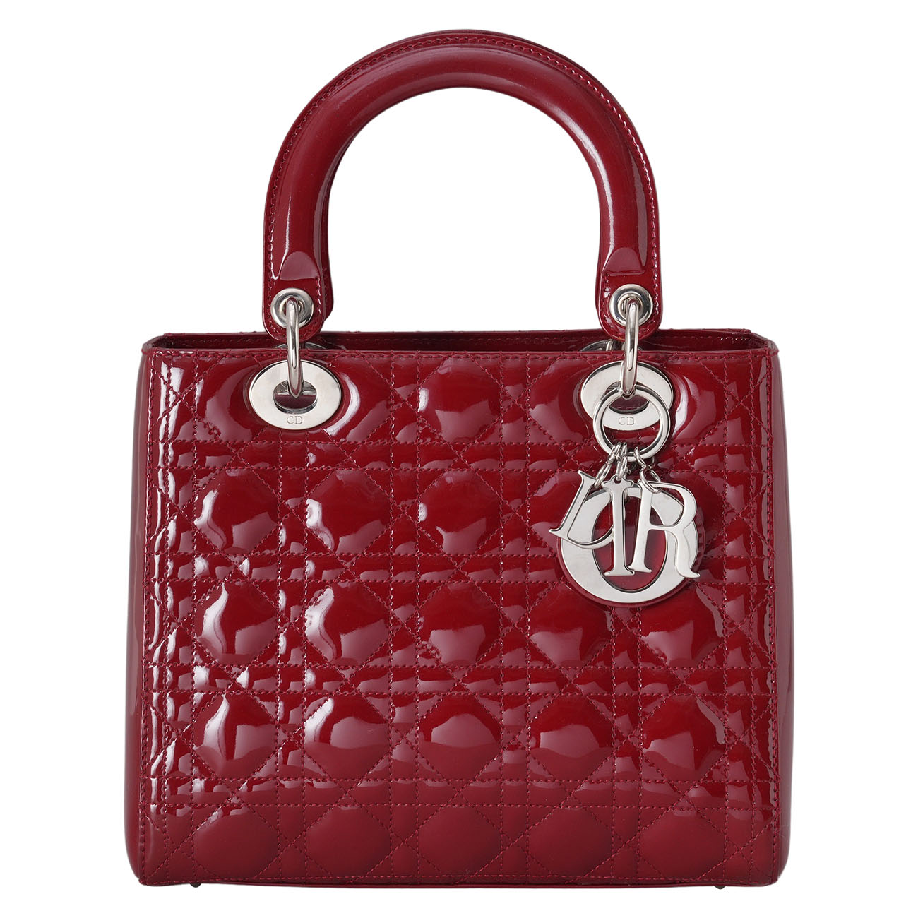 CHRISTIAN DIOR(USED)디올 페이던트 레이디디올 미듐 레드